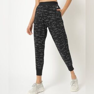 adidas Black and White Patterned Women's Joggers